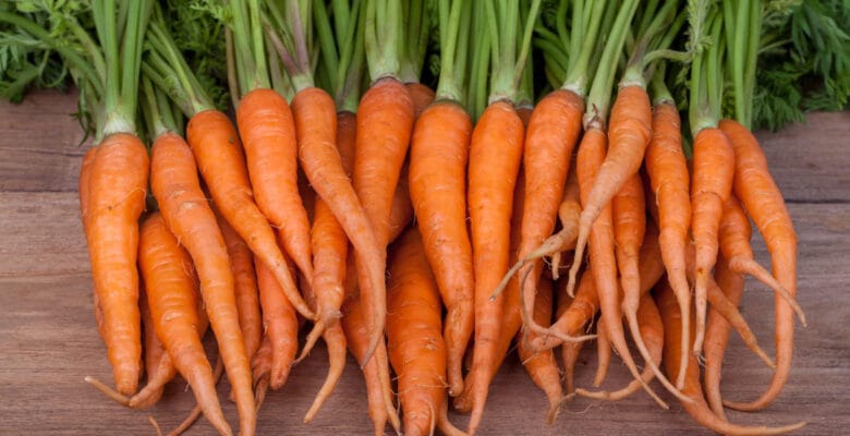 a pile of carrots