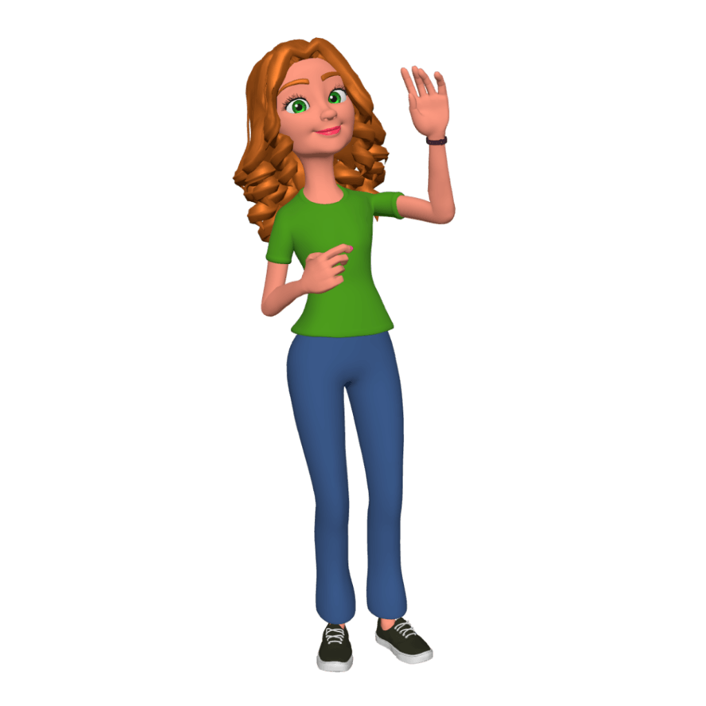 Ivy Green, Dirt Diva Diaries persona, mid wave and smile