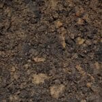 a picture of soil - hydrogen peroxide is a good garden soil sanitizer to ensure healthy soil for thriving plants