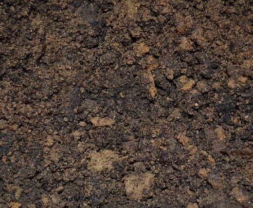a picture of soil - hydrogen peroxide is a good garden soil sanitizer to ensure healthy soil for thriving plants
